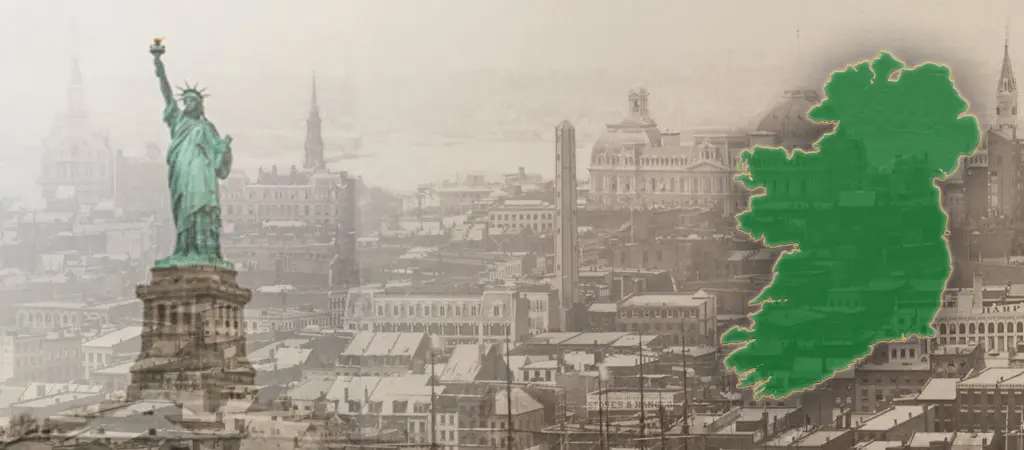 Historic view of New York City